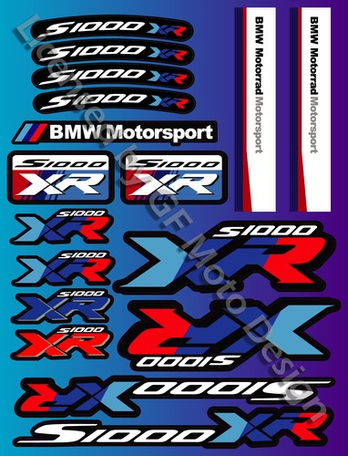 Motorcycle decal set motorrad - motorcycle,