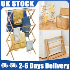 Wooden Portable Towel Rack