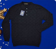 Deep Black Long Sleeve Men's