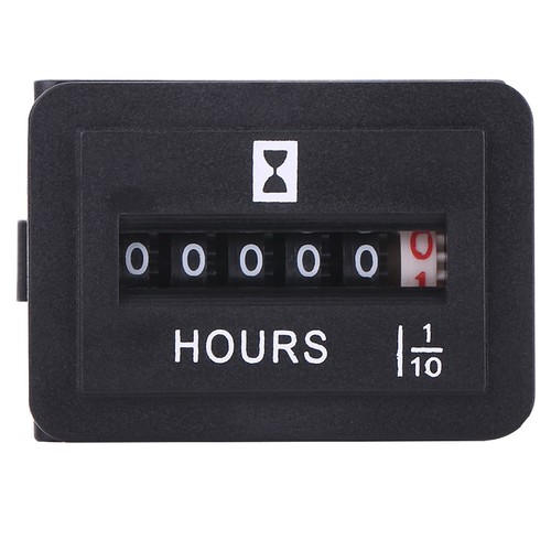 Mechanical hour meter gauge - hour,