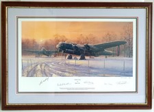"A WINTER'S DAWN" PHILIP E.WEST FRAMED SIGNED NUMBERED LIMITED EDITION PRINT