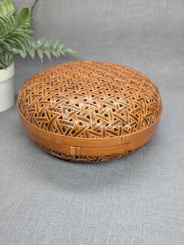 Vintage chinese woven bamboo - chinese,