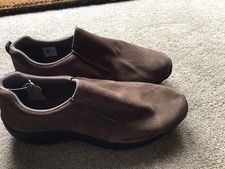 Down To Earth Brown Suede Slip On Men’s Shoes UK 13 New