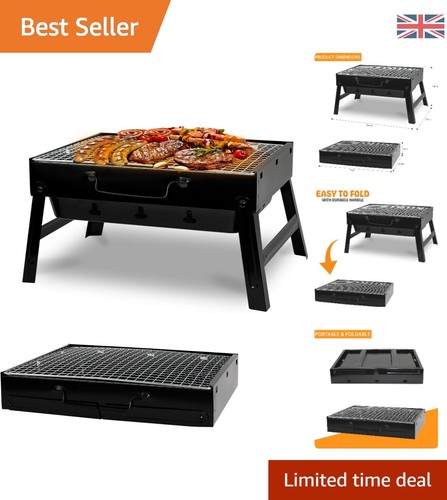 Portable folding charcoal bbq - portable,