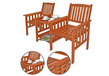 ACACIA WOOD OUTDOOR LOVE SEAT