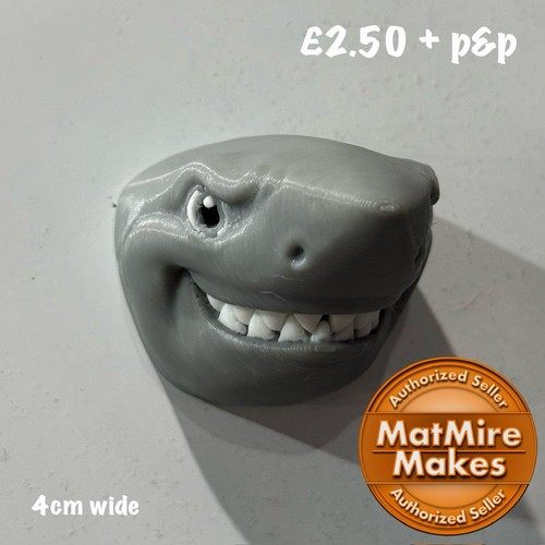 Great white shark head magnet - great,