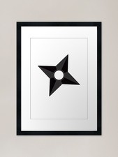 Shuriken Framed Art Print
