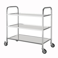 3Tier Mobile Stainless Steel