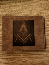 Laser Engraved Masonic Eye and