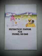 Brother knitting machine KH260 Instruction book brand new original book