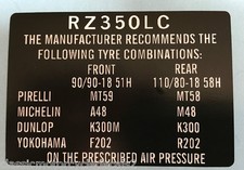 YAMAHA RZ350LC RZ350 YPVS 31K