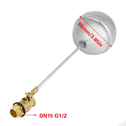 Thread trough float ball - 1/2",