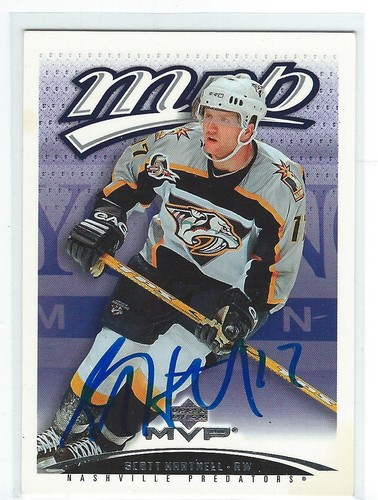 Scott hartnell signed 2003 - scott,