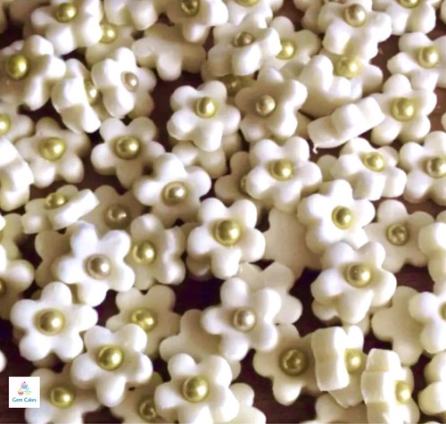 Edible ivory flowers - edible,