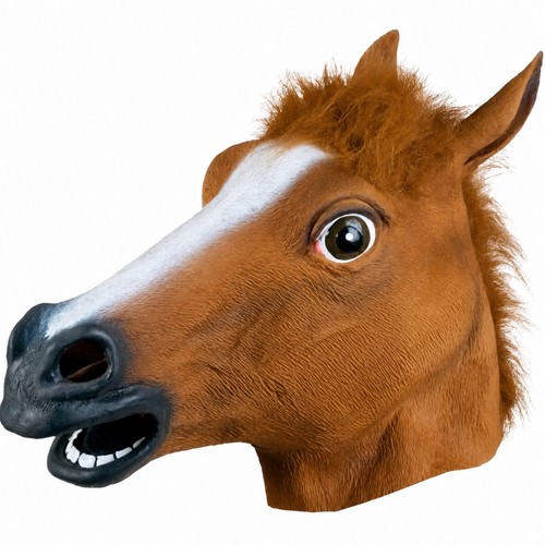 Horse head mask - adult, size