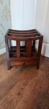 Vintage Canterbury Mahogany Paper/Newspaper Holder