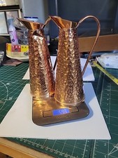 2 Copper Arts And Crafts Style Jugs