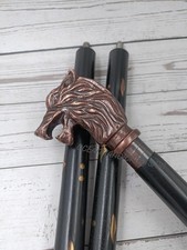 Handmade Brass Head Walking