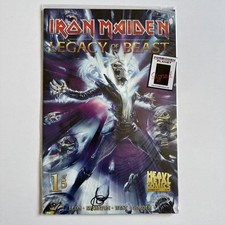 Heavy Metal Comics Iron Maiden Legacy Of The Beast #1 Santi Casas! SIGNED