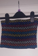 Y2K Vintage Glitter Boob Tube Top Vintage - Excellent Condition - Screams disco!