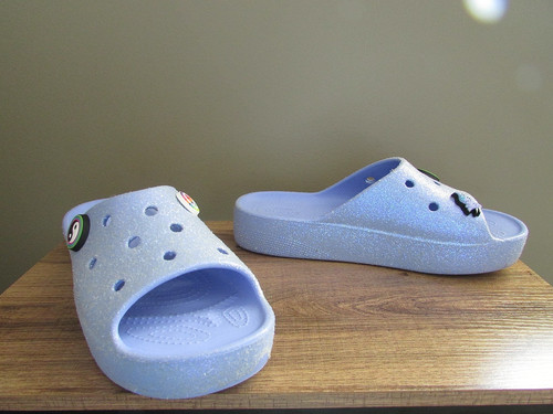 Crocs classic platform glitter - platform,