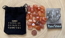 New carnelian crystal rune - carnelian,