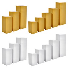 Wedding Party Plinth Cylinder Dessert Table Pedestal Art Decor Cake Rack Pillars