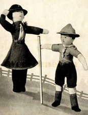 Vintage Toy 1940s Knitting