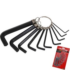 10pc Metric Hex Allen Key Tool Set Allan Alan 1.5mm - 10mm CT0368
