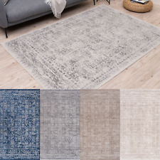 Vintage Design Non-Shed Stain Resistant Area Rugs for Living Room Bedroom