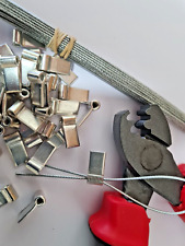 25x UK FLAG TYPE ELECTRIC METER MOCOPA APPROVED SEALS & WIRES  & CRIMPING PLIERS