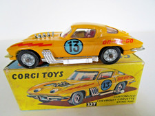 CORGI 337 CUSTOMIZED CHEVROLET CORVETTE STING RAY IN ORIGINAL BOX