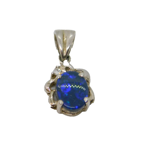 Sterling silver oval black - sterling,