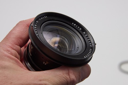 Leica super angulon - 21mm, f/4
