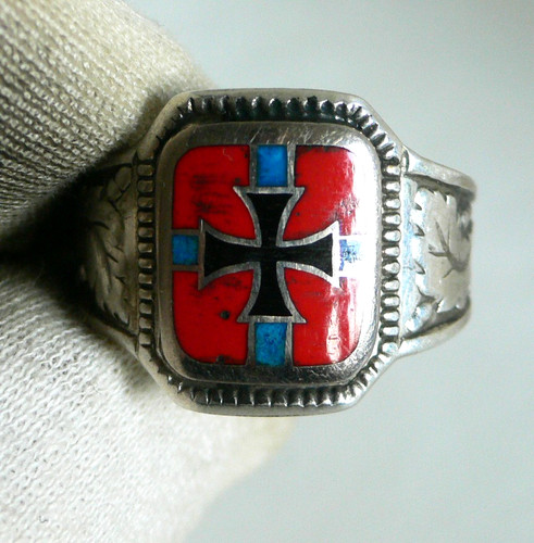 Ring german ww2 wwii oak - german,
