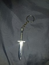 Dual Dagger Keyring Short Edge