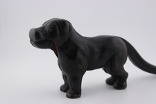 Vintage Black Cast Iron Dog