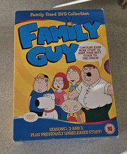 Family Guy Box Set DVD Series 1-3 Plus 2 Uncovered Disks