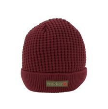 Trakker Plum Textured Beanie Clothing For Fishing Beanie Hat New - 207614