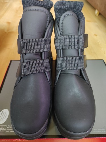 Black ladies snow boots - ladies,
