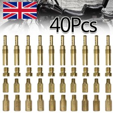 40Pcs For PWK Keihin OKO Carbs Carburetor Main Jets with Slow Pilot Jets Kit B