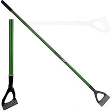 Carbon Steel Dutch Hoe Garden Tool Swan Neck Weeding Lawn Soil Rake Fork Rake U
