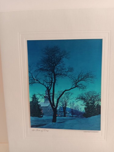 Rare card print - b&b, maxfield