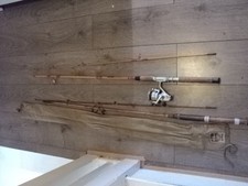 2 Vintage 2 Piece Fishing Rods