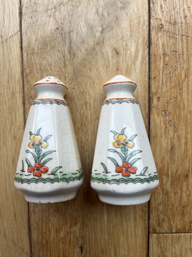 Vintage salt pepper shakers - salt,