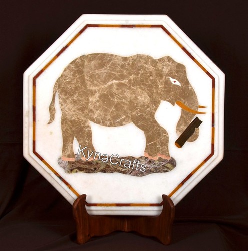 Elephant art inlay end - inlay,