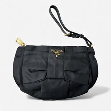PRADA Tessuto Black Clutch