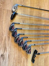 Callaway RAZR X Black Iron Set 9pcs Flex Golf Clubs. Two are different brand
