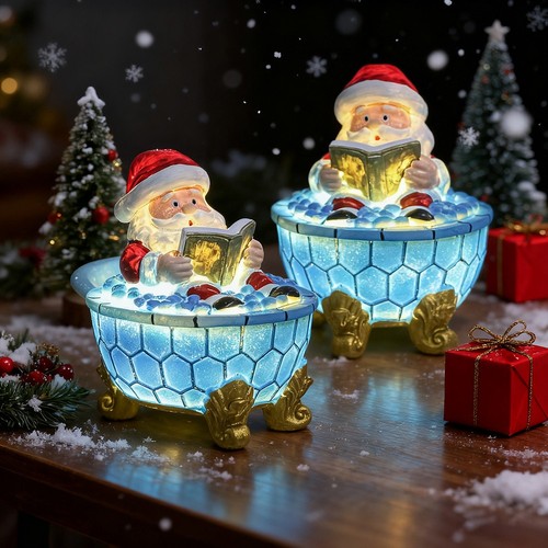 Christmas santa night light - christmas,