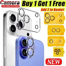Tempered Glass CAMERA LENS Cover Protector for iPhone 17 16 Pro Max 15 14 13 12
